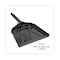 Boardwalk Metal Dust Pan, 12" Wide, 2" Handle, Black, PK12 BWK04212 - alternate 3